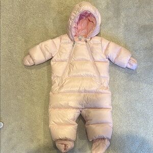 Ralph Lauren Pink Baby Snowsuit with Hood